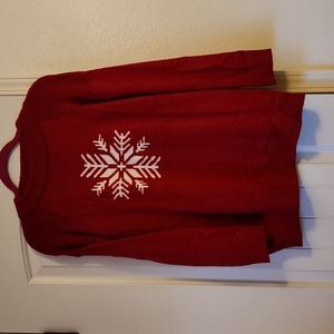 Talbots snowflake sweater